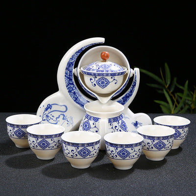 Office Creative Tea Maker Ceramic Semi-automatic Tea Maker Teapot Teacup