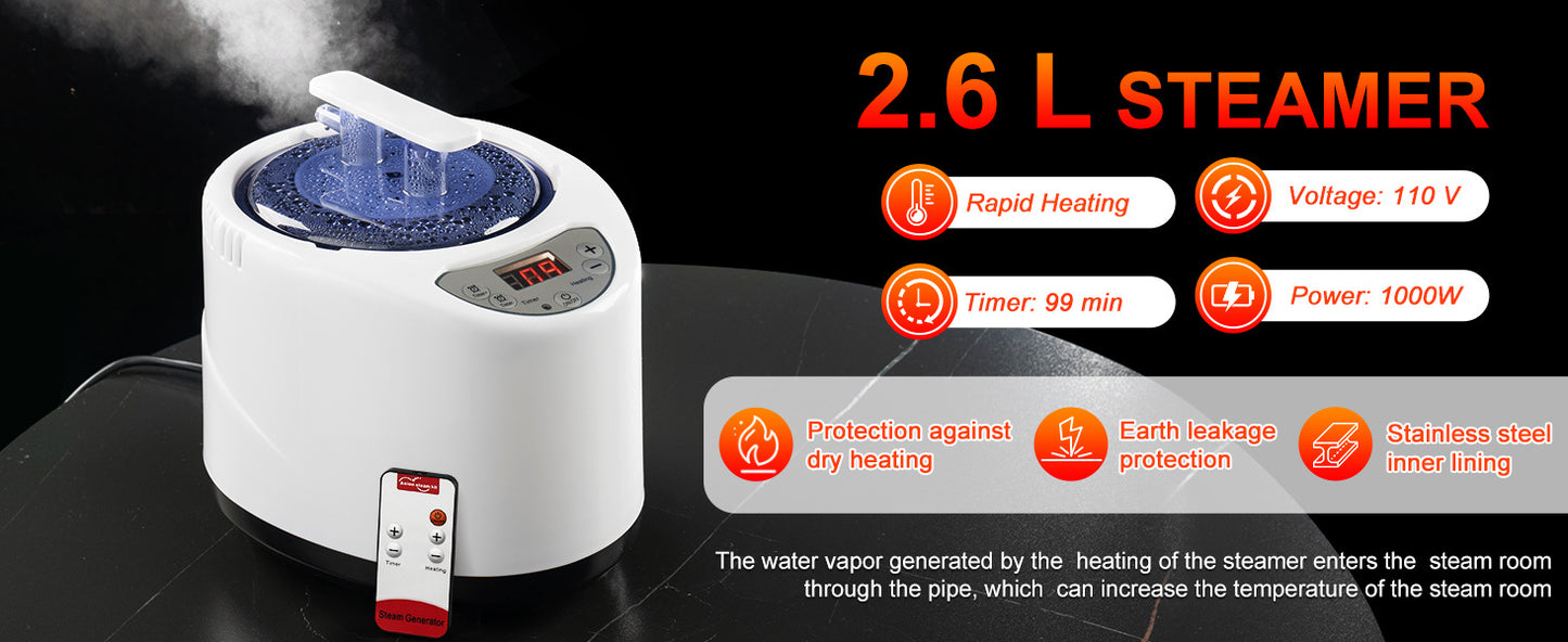 Portable Full Body Steam Sauna