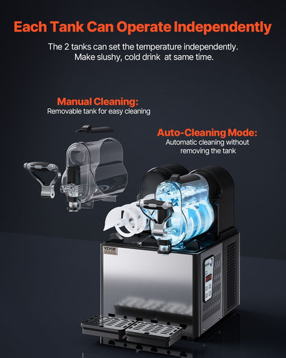 Slush Beverage Dispenser with Temperature Retention
