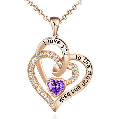 Anniversary Necklace for Wife - Sterling Silver Gift for Girlfriend, Mom, Daughter