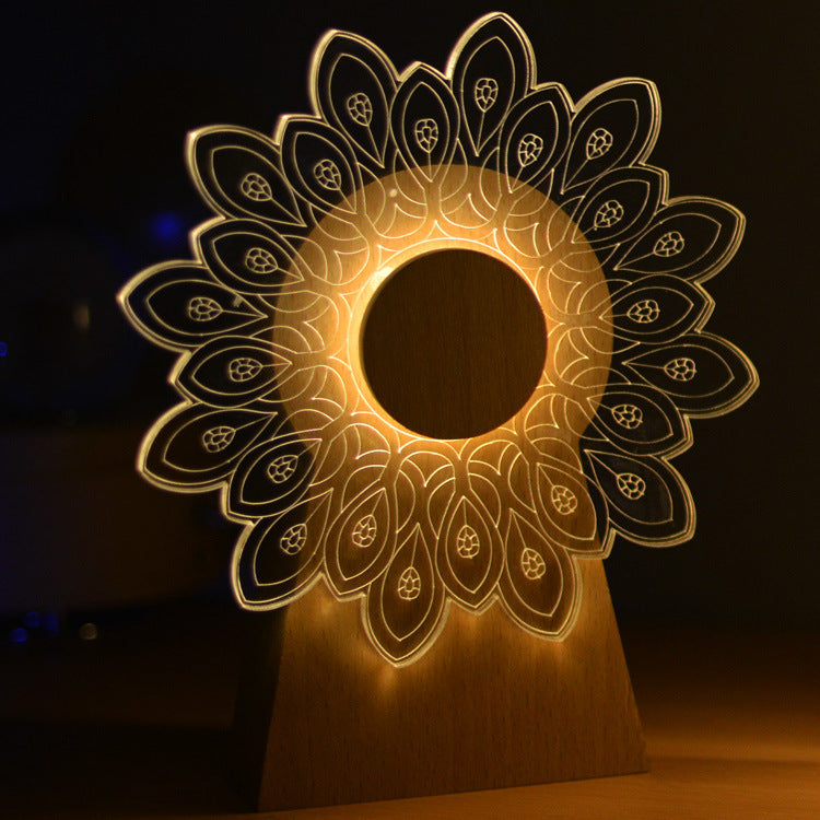 Windmill Rotating Music Box with LED Light