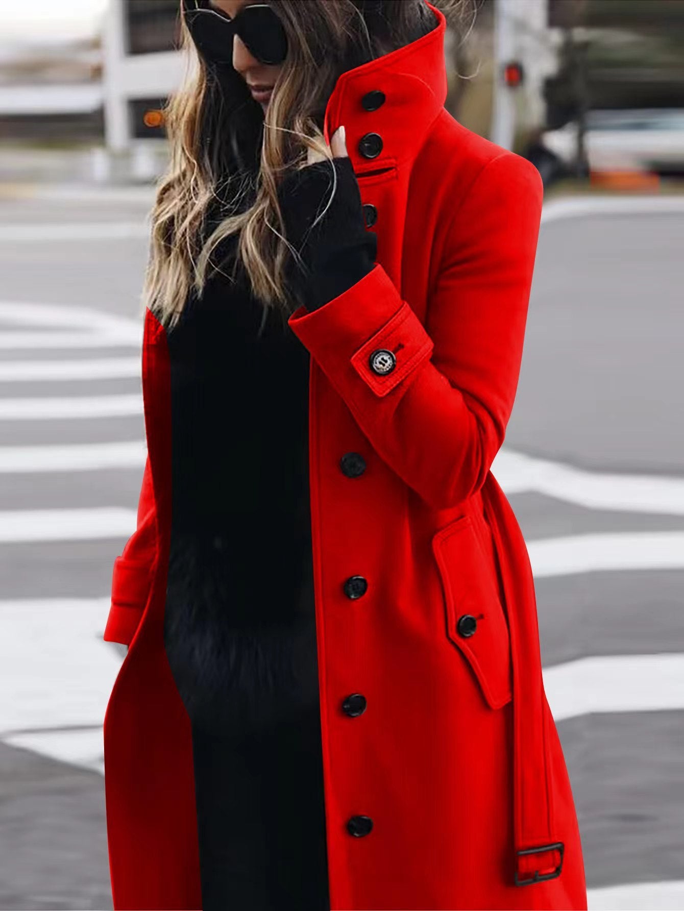 Autumn Women's Slim Fit Cardigan Large Coat