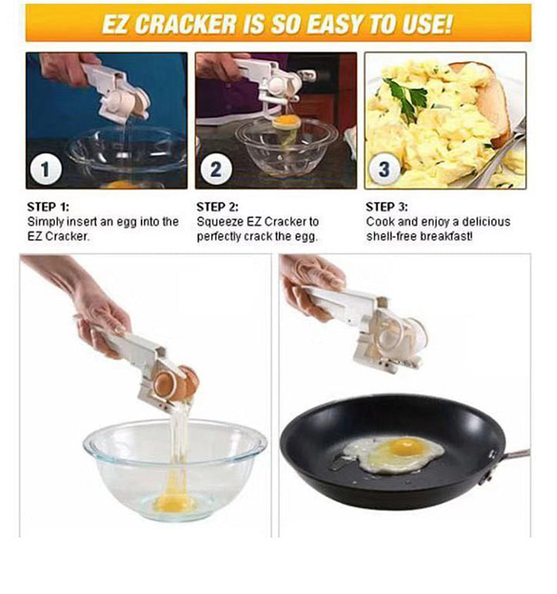 Sheila Merchandise easy egg cracking tool for effortless egg cracking and mess-free cooking