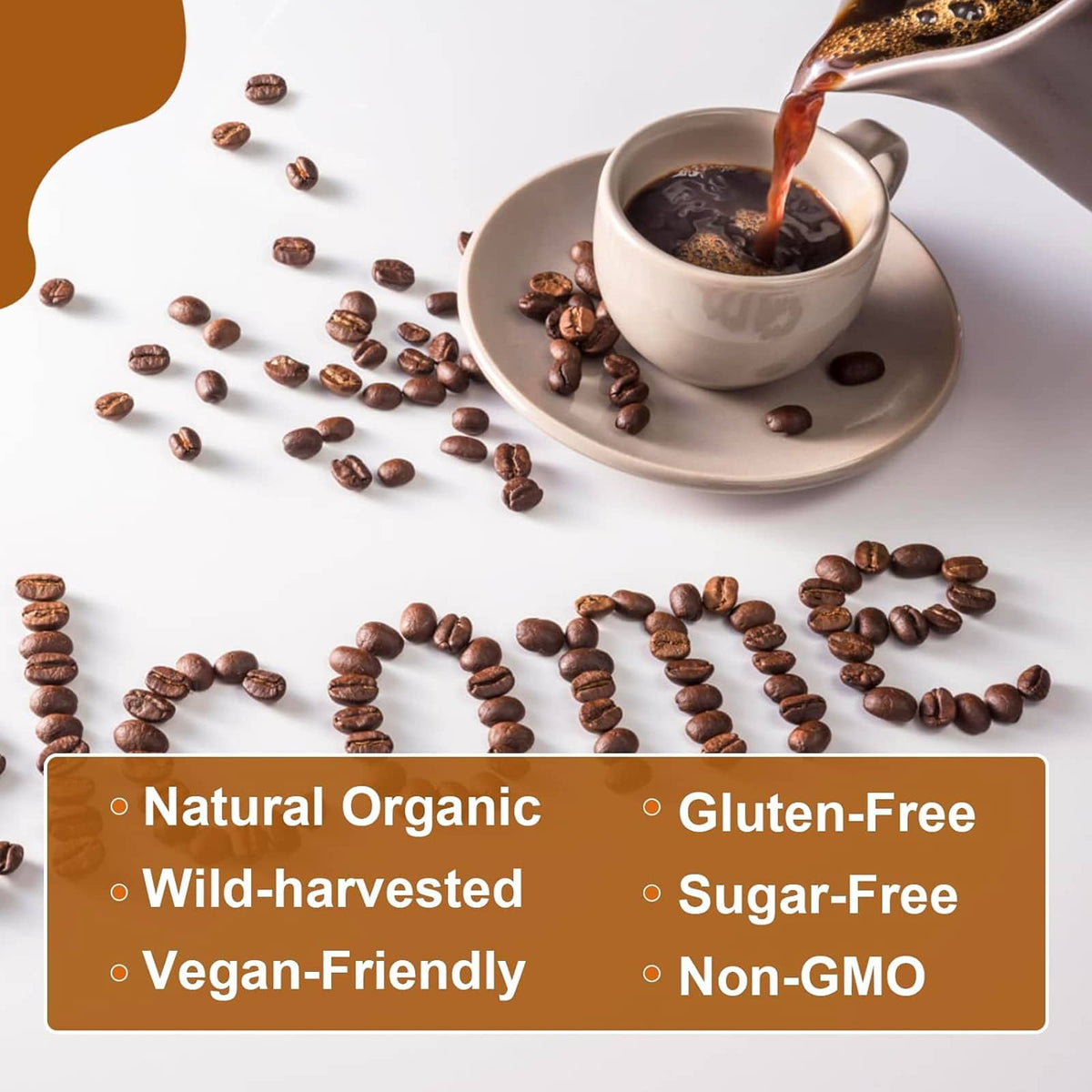 Mushroom Coffee Powder - Lion's Mane Functional Coffee Blend (220g)