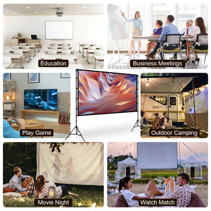 Projector Screen With Stand