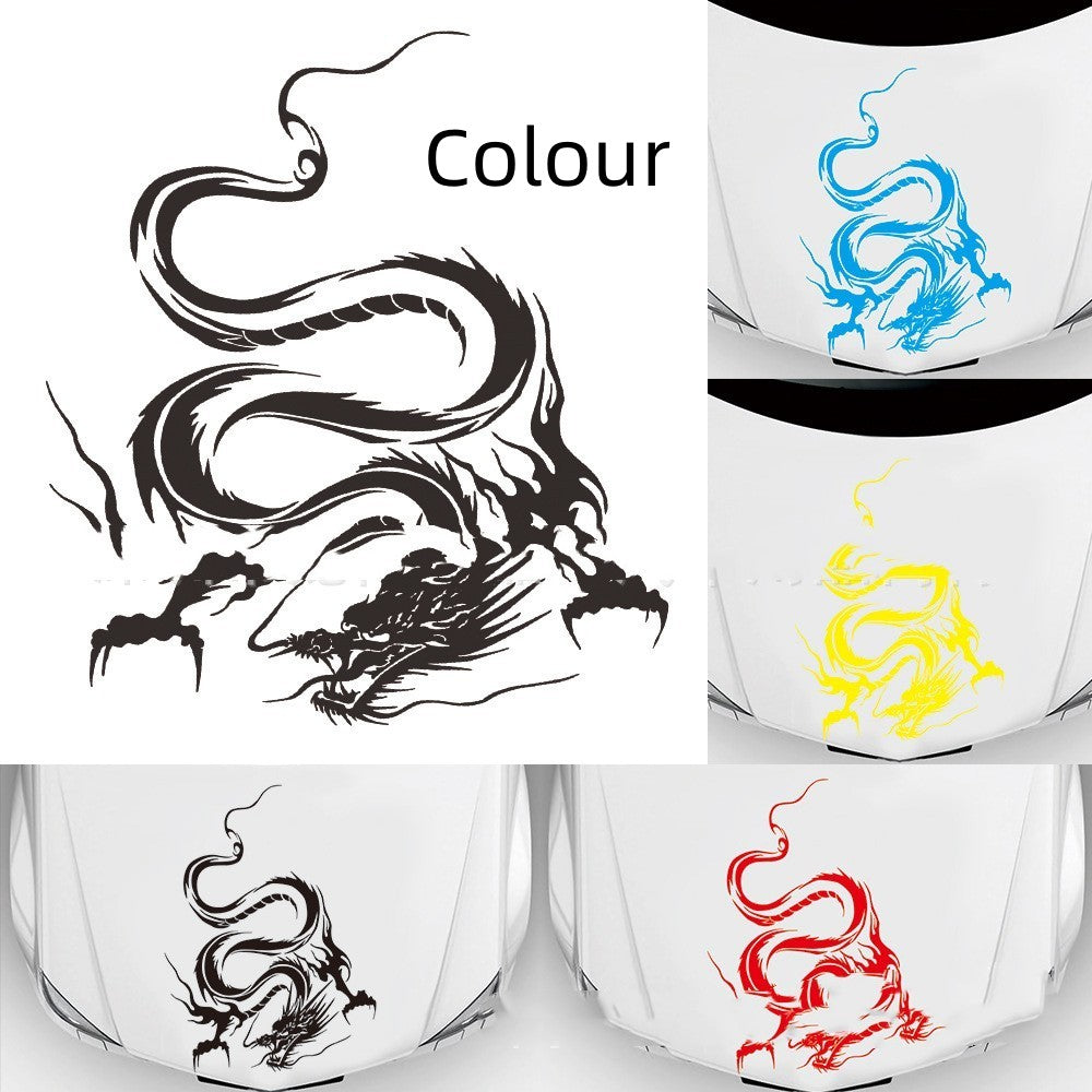 Dragon Car Body Sticker - Front End Modification Decal