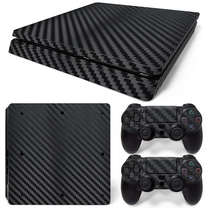 PS4 Slim Console Skin - Carbon Fiber Vinyl Decal Sticker