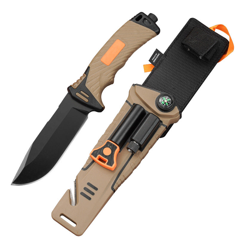 Fixed Blade Knife - High Hardness Metal Camping & Outdoor Knife with Sheath