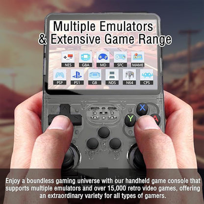 Handheld Game Console 64GB, Built-in 15,000 Games, Retro Portable Arcade