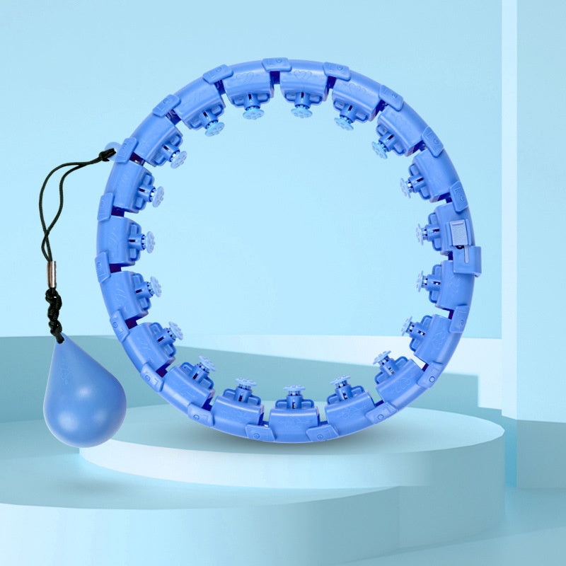 Sheila Merchandise Fitness Hoop for Toning Waist in Blue, ideal for effective workout and core strengthening