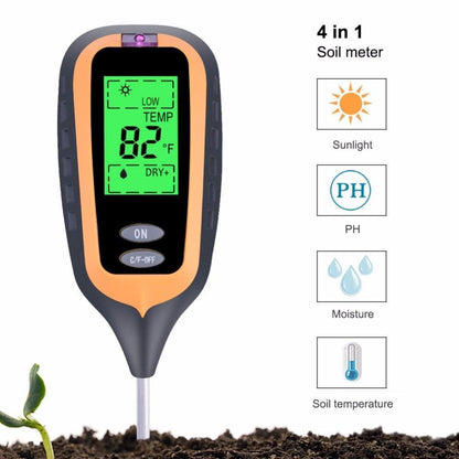 Sheila Merchandise garden soil tester kit measuring sunlight pH moisture and soil temperature