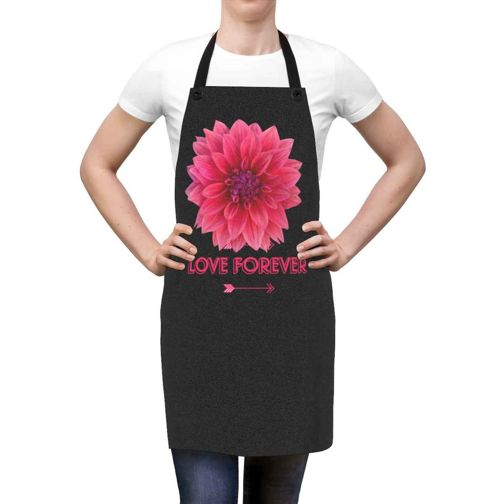 Printify LOVE FOREVER Apron Gift for Loved Ones