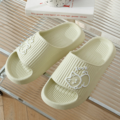 Sheila Merchandise cute cat slippers summer women home shoe featuring stylish non-slip footwear design