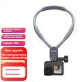 Sheila Merchandise action camera neck bracket with silicone camera holder and magnetic rotation interface